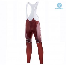 Ensemble cuissard vélo et maillot cyclisme hiver pro KATUSHA ALPECIN