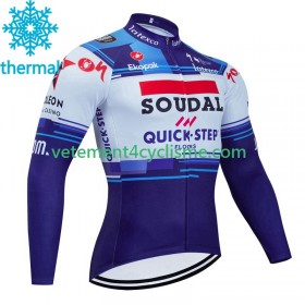Ensemble Cuissard Vélo Et Maillot Cyclisme Hiver Pro QUICK STEP Deceuninck 2021