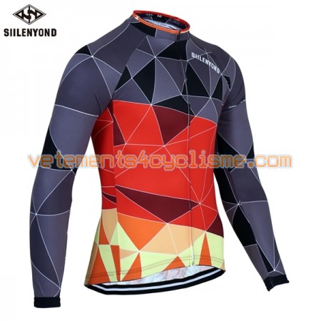 Maillot vélo 2017 Siilenyond Manches Longues N001