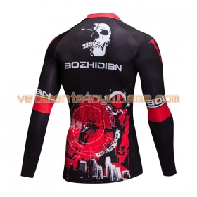 Maillot vélo 2017 Aozhidian Manches Longues N002