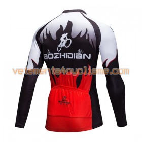 Maillot vélo 2017 Aozhidian Manches Longues N034