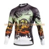 Maillot vélo 2017 Aozhidian Manches Longues N004