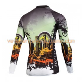 Maillot vélo 2017 Aozhidian Manches Longues N004