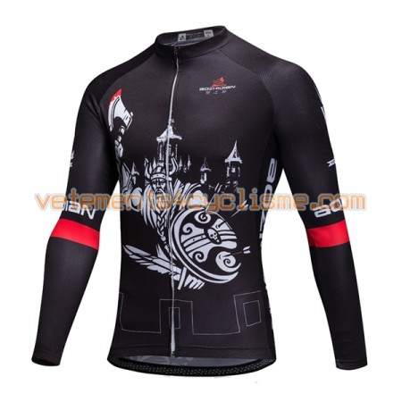 Maillot vélo 2017 Aozhidian Manches Longues N025