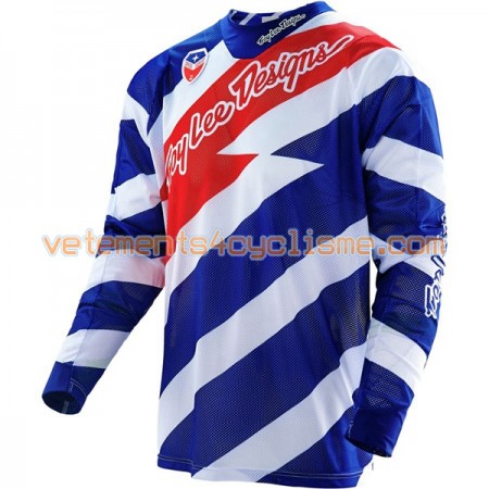 Maillots VTT/Motocross 2016 Troy Lee Designs TLD SE Air Caution Manches Longues N001