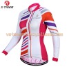 Maillot vélo Femme 2017 X-Tiger Manches Longues N009