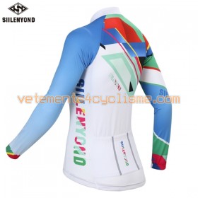Maillot vélo Femme 2017 Siilenyond Manches Longues N007
