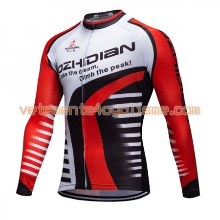 Maillot vélo 2017 Aozhidian Manches Longues N037