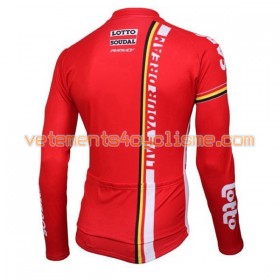 Maillot vélo 2016 Lotto Soudal Manches Longues N001