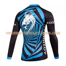 Maillot vélo 2017 Aozhidian Manches Longues N005