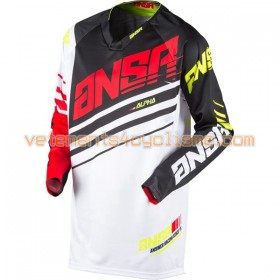Maillots VTT/Motocross 2017 Answer Alpha Manches Longues N004