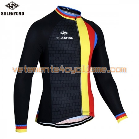 Maillot vélo 2017 Siilenyond Manches Longues N024