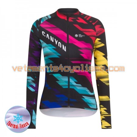 Maillot vélo Femme 2017 Canyon Sram Racing Hiver Thermal Fleece N001