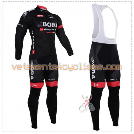 Tenue Cycliste Manches Longues et Collant à Bretelles 2016 Bora-Argon 18 N001