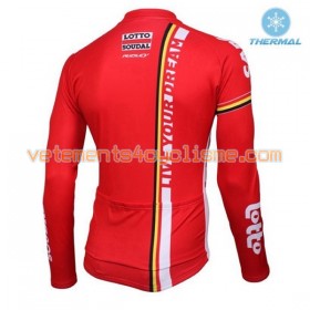 Maillot vélo 2016 Lotto Soudal Hiver Thermal Fleece N001