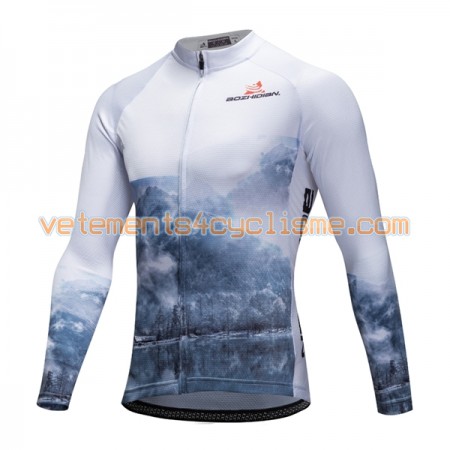 Maillot vélo 2017 Aozhidian Manches Longues N026