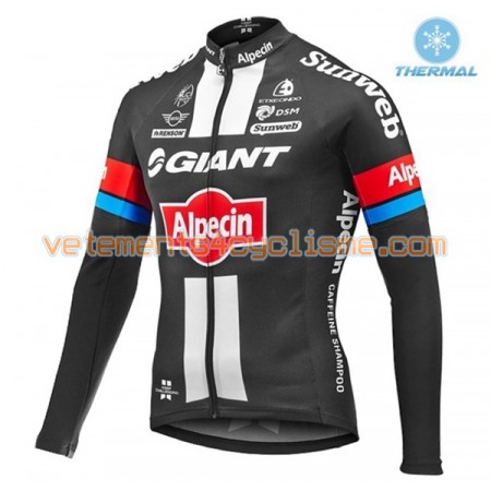 Maillot vélo 2016 Giant-Alpecin Hiver Thermal Fleece N001