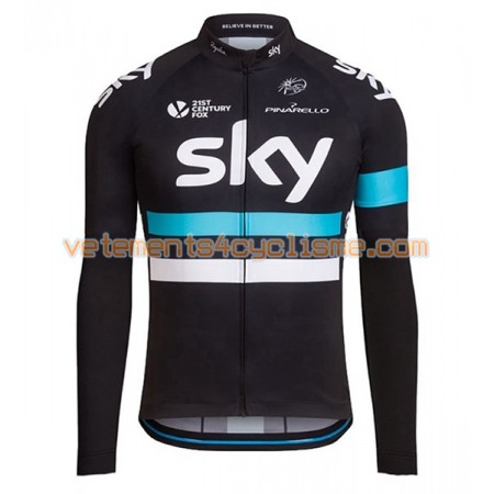 Maillot vélo 2016 Team Sky Manches Longues N001