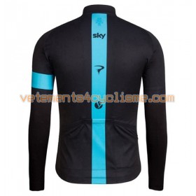 Maillot vélo 2016 Team Sky Manches Longues N001