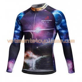 Maillot vélo 2017 Aozhidian Manches Longues N001