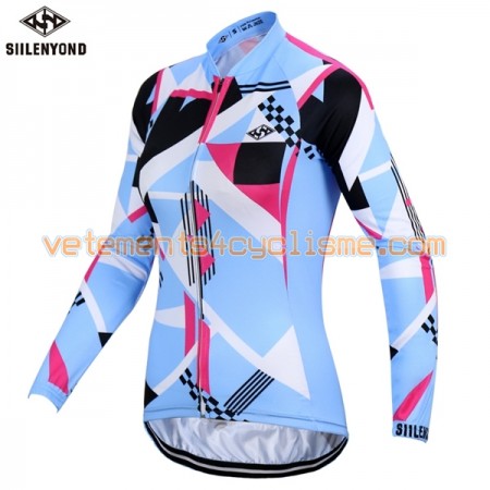 Maillot vélo Femme 2017 Siilenyond Manches Longues N004