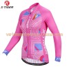 Maillot vélo Femme 2017 X-Tiger Manches Longues N008