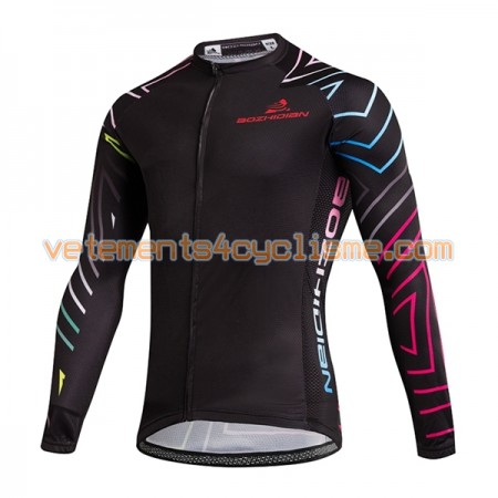 Maillot vélo 2017 Aozhidian Manches Longues N008