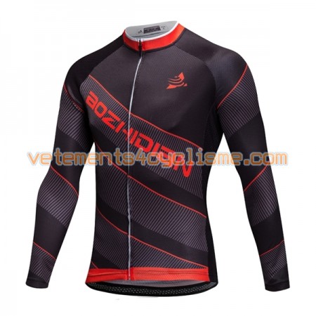 Maillot vélo 2017 Aozhidian Manches Longues N006