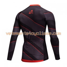 Maillot vélo 2017 Aozhidian Manches Longues N006