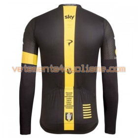 Maillot vélo 2016 Team Sky Manches Longues N003