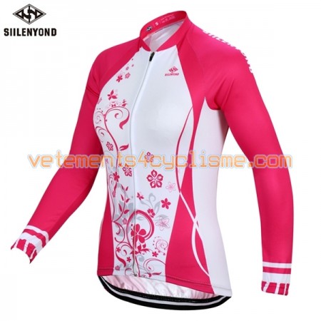 Maillot vélo Femme 2017 Siilenyond Manches Longues N003