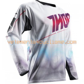 Maillots VTT/Motocross 2017 Thor Fuse Air Lit Manches Longues N001