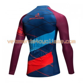 Maillot vélo 2017 Aozhidian Manches Longues N007