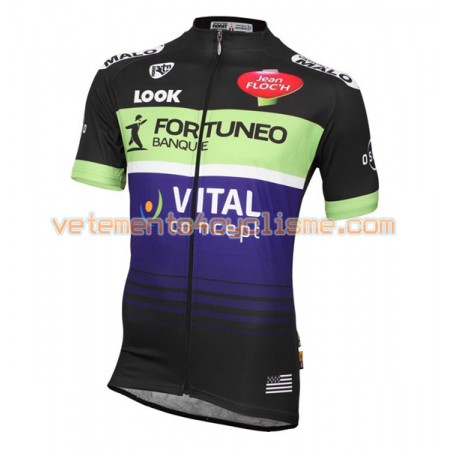 Maillot vélo 2016 Fortuneo-Vital Concept N001