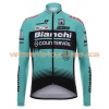 Tenue Cycliste Manches Longues et Collant à Bretelles 2017 Bianchi Countervail Hiver Thermal Fleece N001