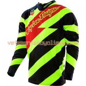 Maillots VTT/Motocross 2016 Troy Lee Designs TLD SE Caution Manches Longues N001