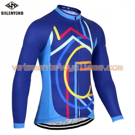 Maillot vélo 2017 Siilenyond Manches Longues N006
