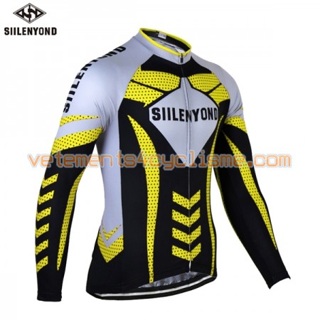 Maillot vélo 2017 Siilenyond Manches Longues N022