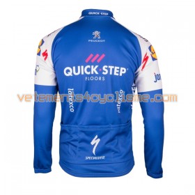 Maillot vélo 2017 Quick-Step Floors Hiver Thermal Fleece N001
