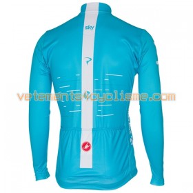 Maillot vélo 2017 Team Sky Manches Longues N002