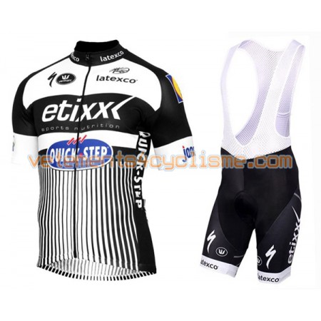 Tenue Cycliste et Cuissard à Bretelles 2016 Etixx-Quick Step N012