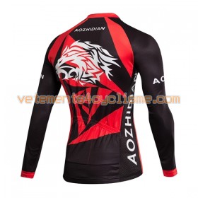 Maillot vélo 2017 Aozhidian Manches Longues N003