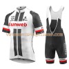 Tenue Cycliste et Cuissard à Bretelles Femme 2017 Team Sunweb N001