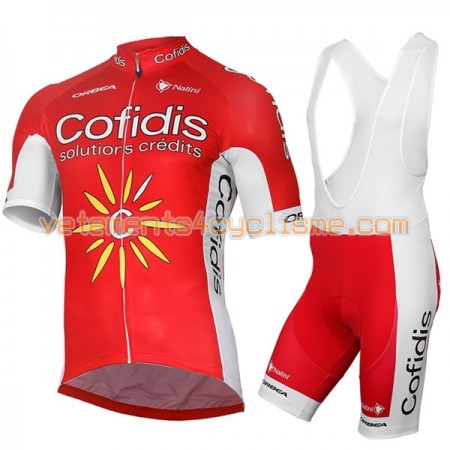 Tenue Cycliste et Cuissard à Bretelles 2017 Cofidis Pro Team N001