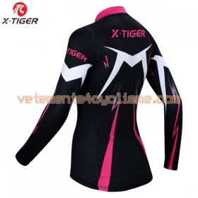 Maillot vélo Femme 2017 X-Tiger Manches Longues N006