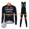Tenue Cycliste Manches Longues et Collant à Bretelles 2017 Trek-Selle San Marco Hiver Thermal Fleece N001