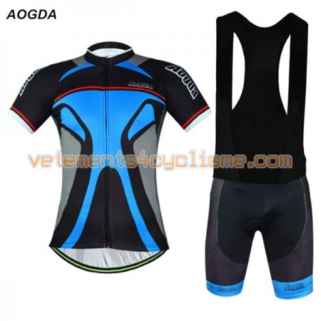 Tenue Cycliste et Cuissard à Bretelles 2017 Aogda N037