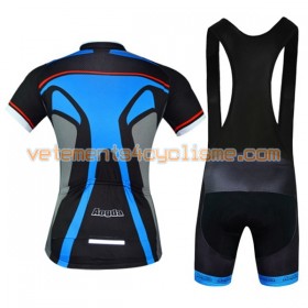 Tenue Cycliste et Cuissard à Bretelles 2017 Aogda N037