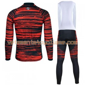 Tenue Cycliste Manches Longues et Collant à Bretelles 2017 Siilenyond N005