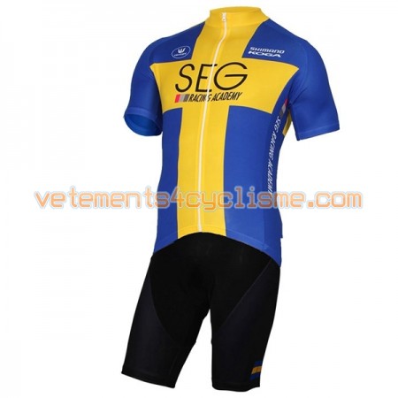 Tenue Cycliste et Cuissard à Bretelles 2017 Seg Racing Academy Championnats de Swedish